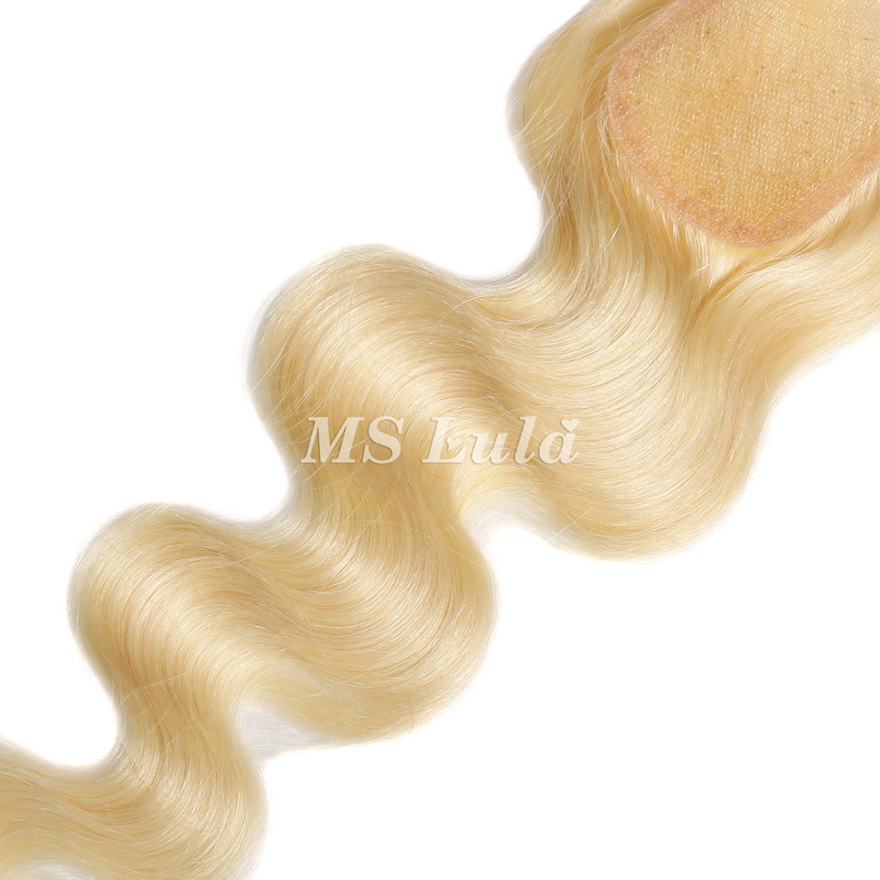 Virgin Hair #613 Blonde 2X6 HD Lace Closure - 图片 7